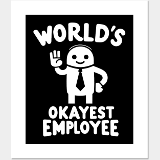 "World's Best Employee" Funny Office Posters and Art